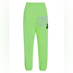 Free City Large Joggers Sweatpants in Mintbath XS